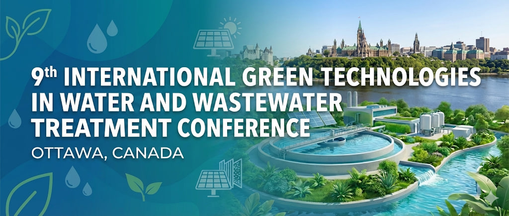 9th International Green Technologies in Water and Wastewater Treatment Conference